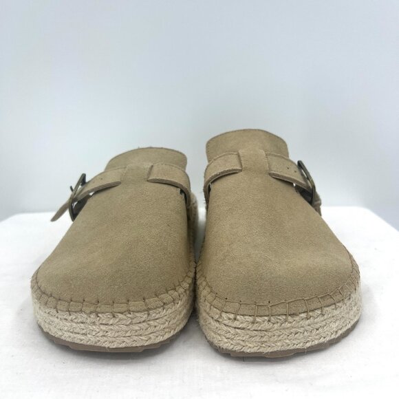 New Haute Hippie Aria 100% Genuine Suede Espadrilles Clogs Women's 10 - Picture 6 of 10